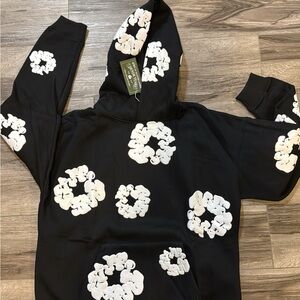 Black and White Crewneck Sweater